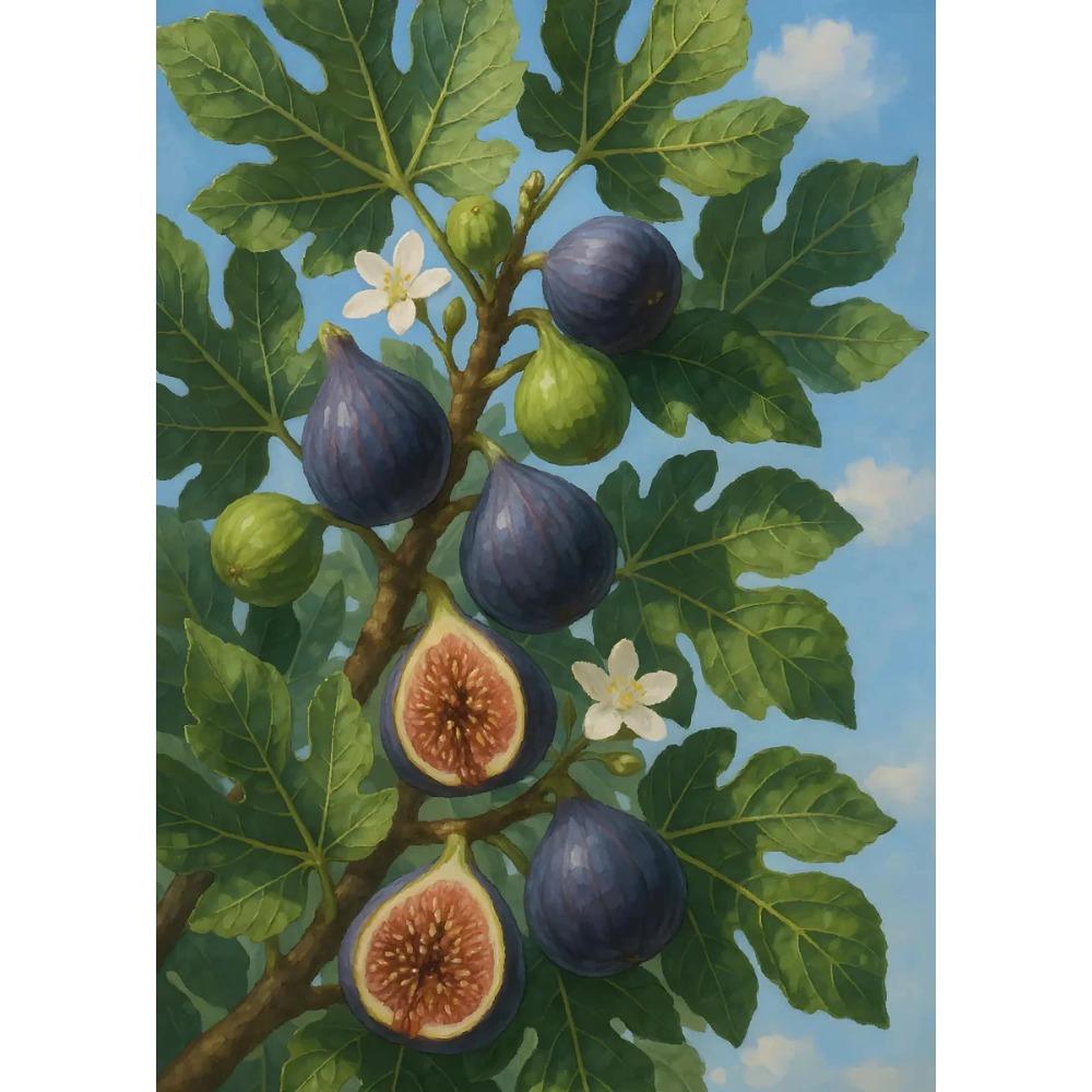 Fruit Orchard Posters Olive Branch Peach Tree Ripe Kiwi Fruit Modern Prints Canvas Painting Wall Picture Home Living Room Decor