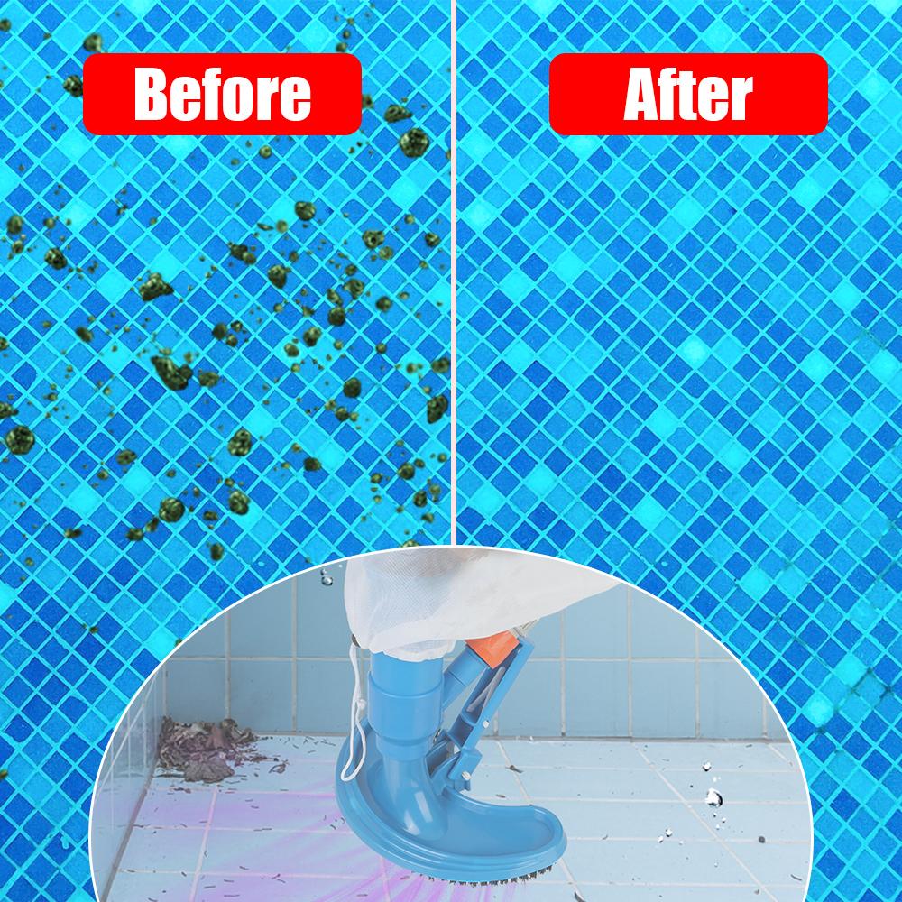 Пылесос для бассейна ЕС/США, инструмент для дезинфекции, портативная всасывающая головка, пылесос для пруда, щетка