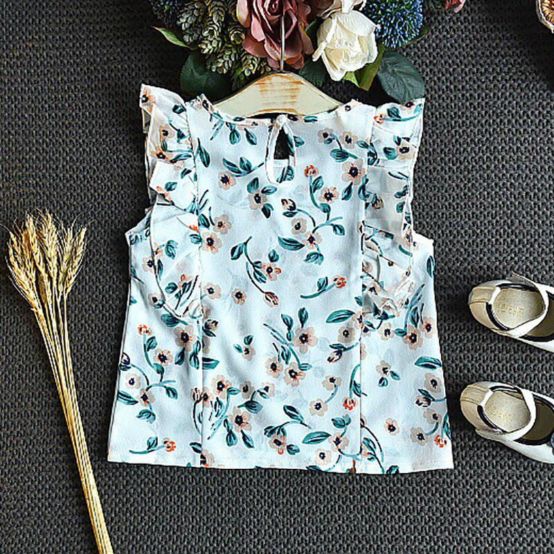 Детский летний костюм для девочки- топ и шорты