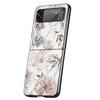 Beautiful Rose Bling Picture Case Phone Cover for Samsung Galaxy Z Flip 6 5 4 3 5G ZFlip6 ZFlip5 ZFlip4 ZFlip3 Black Hard Trend