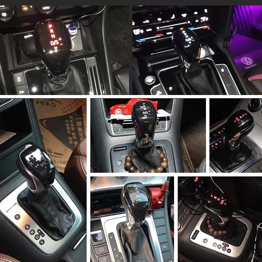 Для VW Golf 7 Passat B8 Tiguan MK2 CC Scirocco Octavia Kodiaq Super Jetta MK5 MK6 Seat ibiza leon Светодиодный электронный рычаг переключения передач