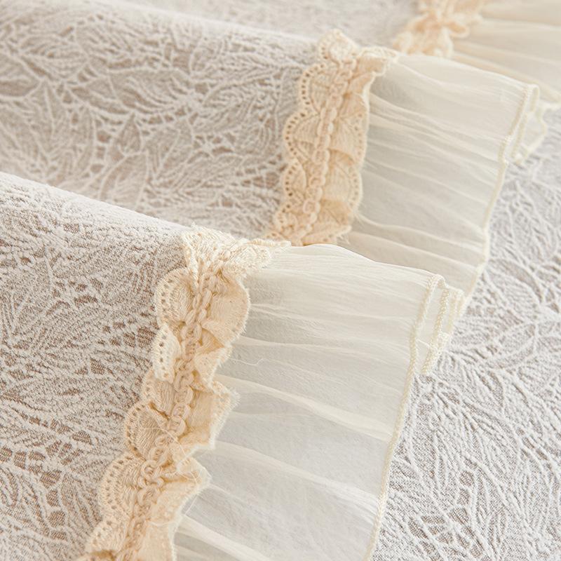 Cream Style Sofa Cushion Four Seasons Universal French Skirt Sofa Cover Simple Non-Slip Chenille Seat Cushion Cover Towel