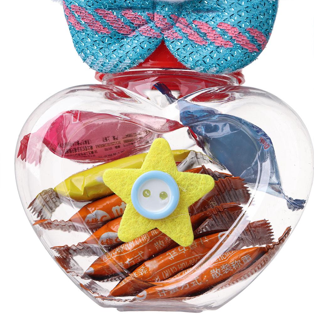 Party Decoration Storage Organizer Storage Bottle Kids Cute Box Candy Jar Santa Claus Christmas