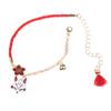 Flower Animal Bracelet For Women Cute Fox Jewelry Lucky Bell Bracelet