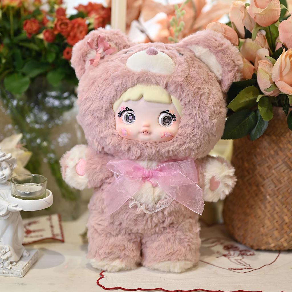 ЛУЧШАЯ ИГРУШКА x Серия Nommi Bear Плюшевая игрушка Гашапон Фигурка Сюрприз Пластиковая модель Премиальная игрушка из мягкого винила Подарок на день рождения Оригинальный персонаж Рождественский подарок