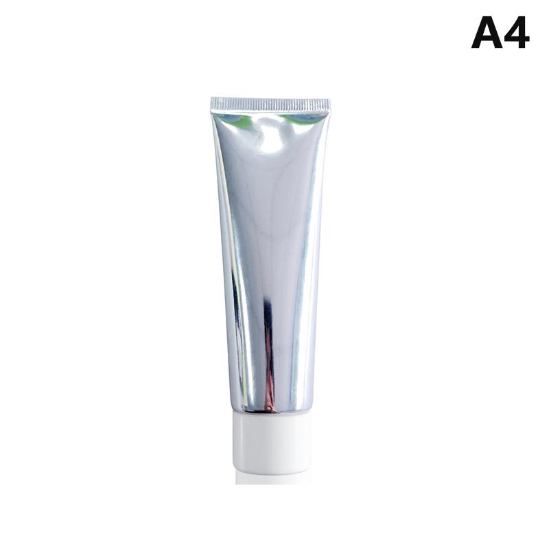 1Pcs Gold Silver Empty Refillable Plastic Soft Tubes Squeezable Bottle Cosmetic Container For Facial Cleaner Lotion Hand Cream