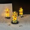 Artificial Sunflower Plastic Set Eternal Flower Gift Birthday Gift Can Light Up Christmas New Year's Room Decoration