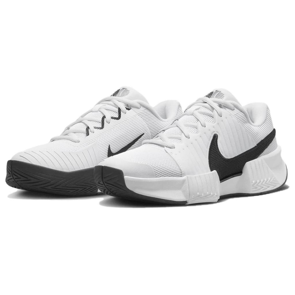 Nike GP Challenge Pro Устойчивые к истиранию Поддержка Низкие Теннисные кроссовки Женские Белый Черный FB3146-100