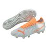 Puma Ultra 3.4 Round Toe Lace-Up AG (Rubber Short Studs) Fabric Durable Breathable Soccer Shoes Men Soccer Shoes Silver Orange 106699-01