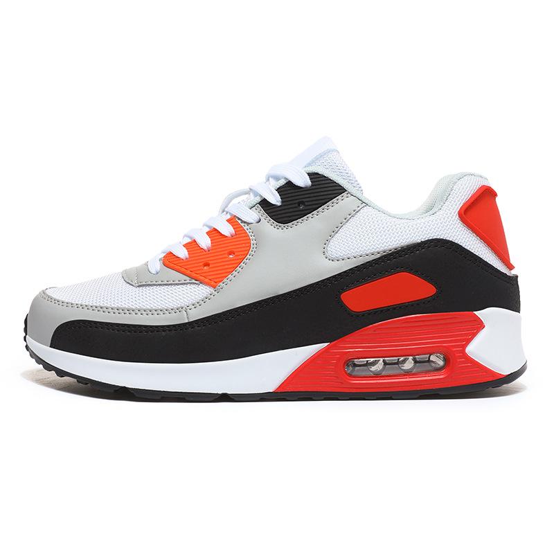 Кроссовки на воздушной подушке для пар, мужские и женские, легкие повседневные туфли большого размера, цветные, трендовые, сетчатые, дышащие, кроссовки для бега