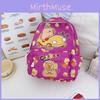 Милая детская школьная сумка с мультяшным принтом капибары для ежедневного использования в школе