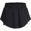 UA Vanish Solid Mid-Rise Drawstring Breathable Waterproof Soft Casual Skirt Women Skirts Black 1383621-001