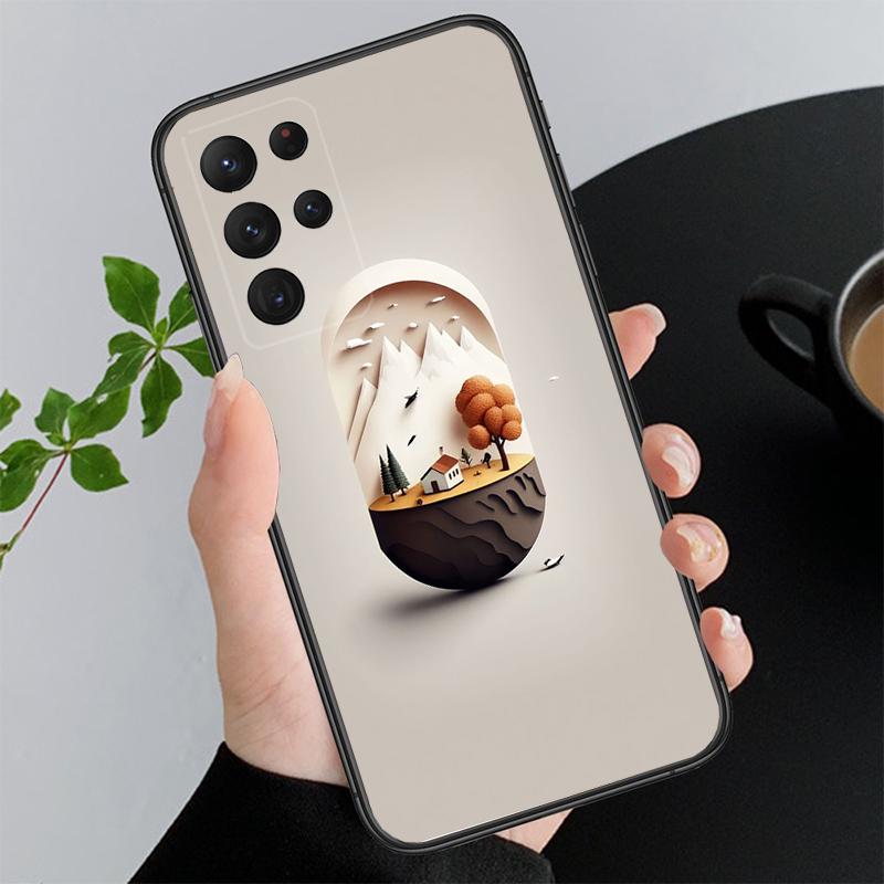 Чехол для телефона с пейзажем для Samsung A52S A21S A33 A23 A13 A14 A32 A52 A53 A54 A51 A71 M51