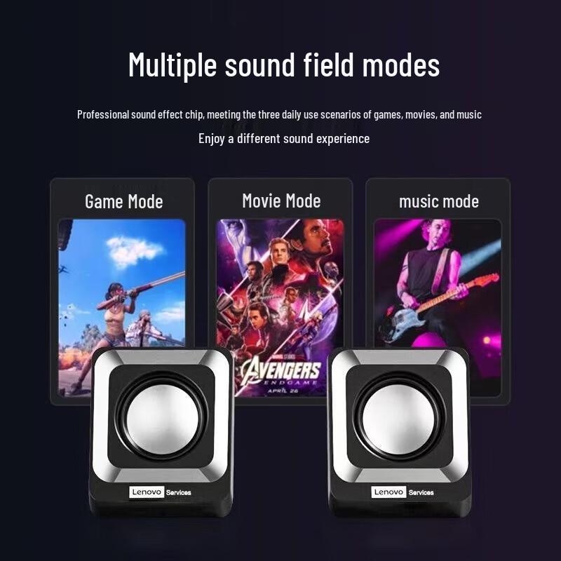 Lenovo Services A01 Bluetooth & Wired Desktop Speaker