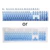 104 колпачка клавиш Прозрачные колпачки клавиш Double-Shot PBT с подсветкой Для механической клавиатуры Cherry, совместимы с 61 87 104