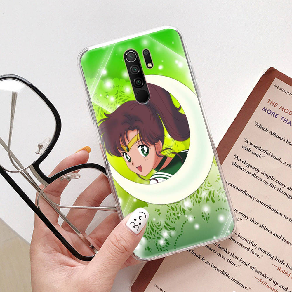 Чехол DT23 Sailor Moon для Samsung A04 A14 A23 A34 A54 M23 M33 M52 M53 Realme 10 9 C30S C35 C55 VIVO Y02S Y21 Y33S Y51 X80 Pro Прозрачная крышка