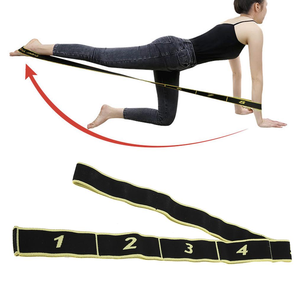 Ремень для йоги Stretch Sport Fitness Indoor Yoga Strength Training Resistance BeltYellow