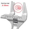 16-68mm Adjustable Spanner Large Opening Wide Wrench for Jaw Pipe Nut Key Universal Repair Tool Kitchen Bathroom Hand Tools