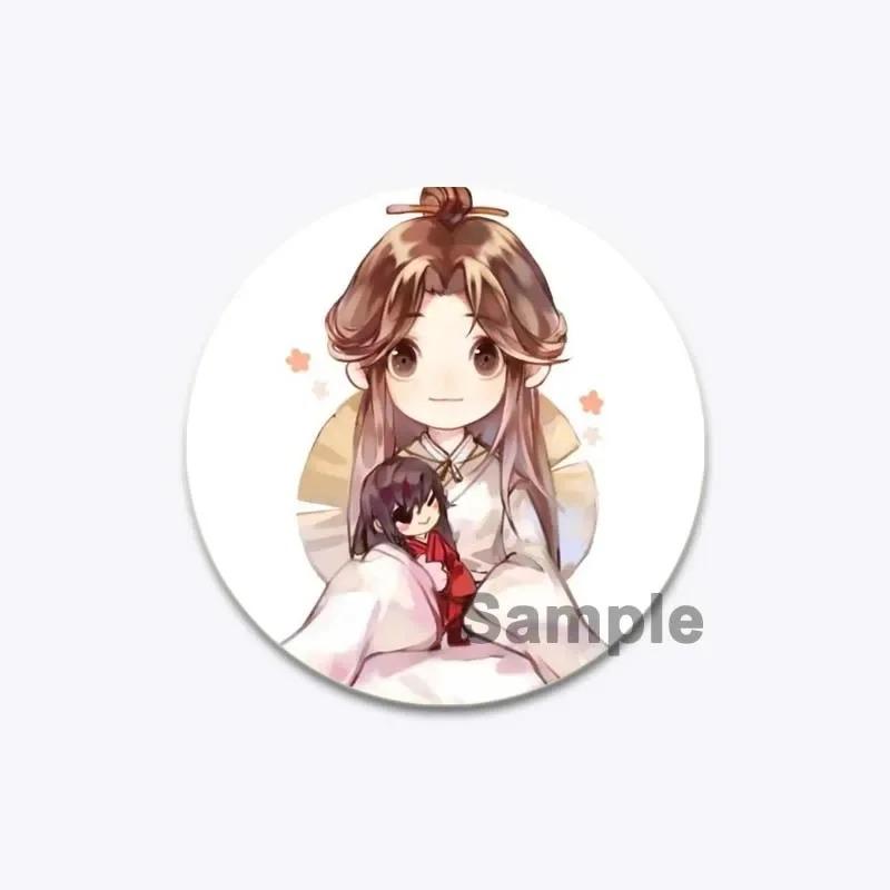 32/44/58MM Chinese Anime Tian Guan Ci Fu Brooche On Backpack Cartoon Badge Xie Lian Hua Cheng Enamel Pin Jewelry Accessorie Gift
