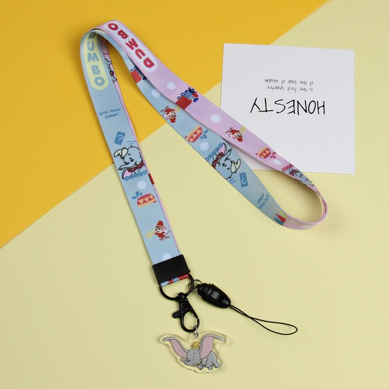 Cartoon Mobile Phone Lanyard, Cute Pendant, Wide And Flat Braided Belt, Lanyard, Key, Badge, Card Cover, Neck Lanyard.