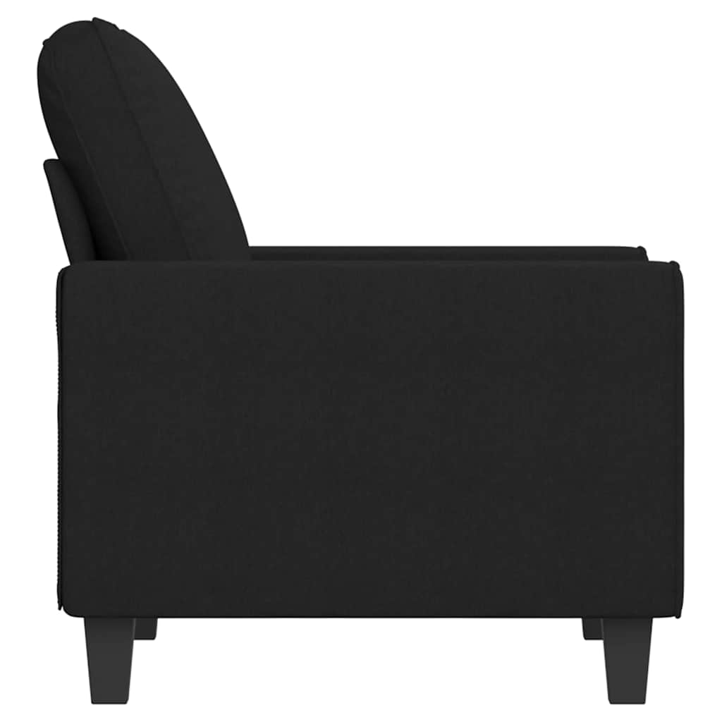 Armchair Black 60 cm Fabric