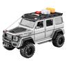 Масштаб 1/24 Mercedes-Benz G550 4X4 Модифицированная версия Внедорожник Литая модель автомобиля Звук Свет Инерционный автомобиль Украшения для ТВ-тумбы Подарок