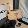 Women's Crossbody Camera Bag with Wide Shoulder Strap - Fashionable 2025 Letter Design