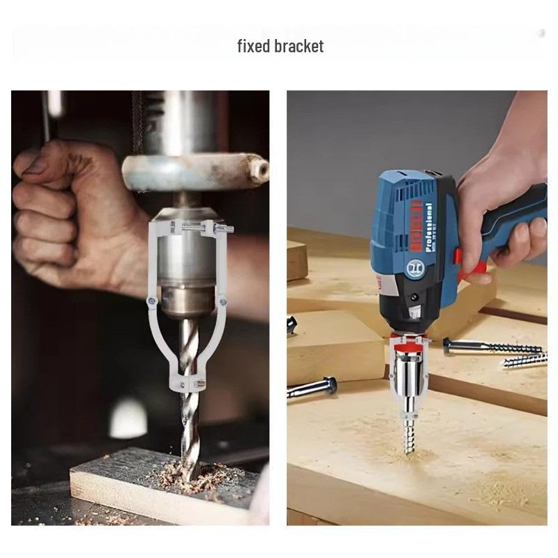 Электрический кронштейн для преобразования сверлильного станка для долбежных пазов и шипов для сверления квадратных отверстий в деревообработке