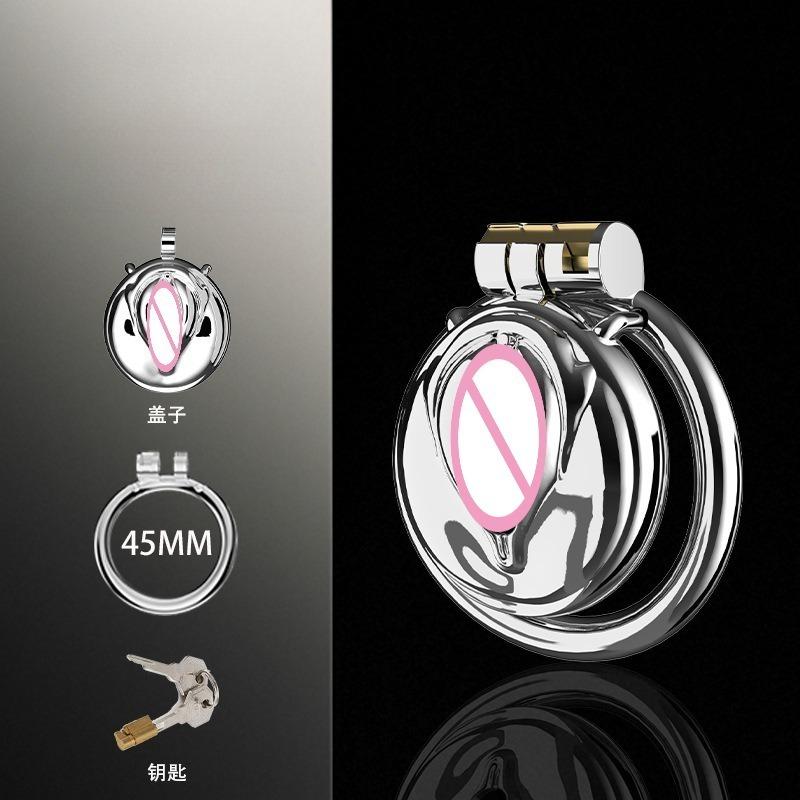 2026 Metal Chastity Cage SM Punishment Celibacy Restraint Vagina-Shaped Imitation Penis CB Lock Infidelity Device Adult Sex Toys
