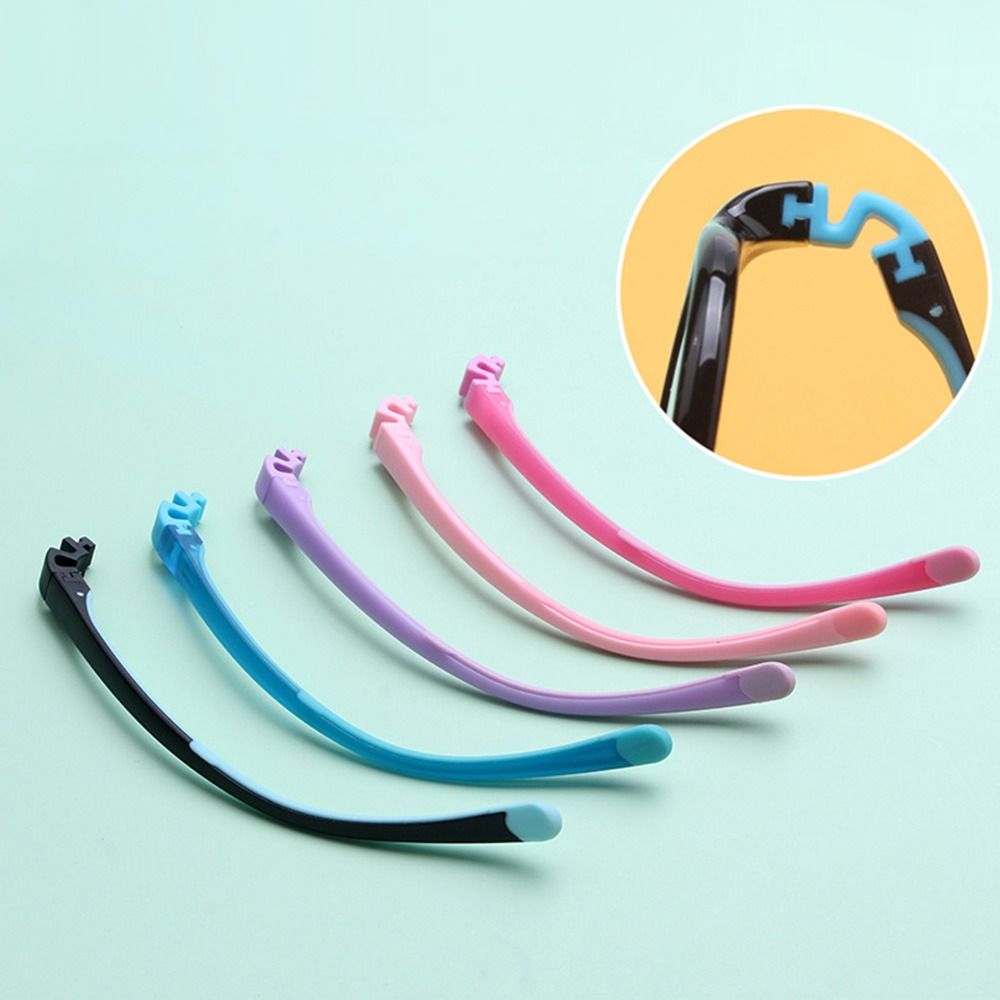 Силиконовые детские противоскользящие аксессуары для очков, сменная оправа для очков, сменная нога