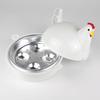 Kitchen Eggs Steamer Chicken Shaped Microwave 4 Egg Boiler Cooker Portable Kitchen Cooking Appliances Steamer Home Egg Poachers