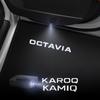 1/2PCS For Skoda Octavia Kamiq Karoq Sport Line VRS Car Door Welcome Lights Projector Logo Wireless Sensing Accessories
