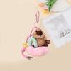 Bag Hanging Groundhog Dolls Pendant Cartoon Car Keyring Funny Plush Groundhog Keychain  Friend