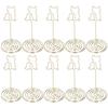 10Pcs Cat Photo Table Clip with Stand Desktop Message Notes Iron Wire Office Supplies
