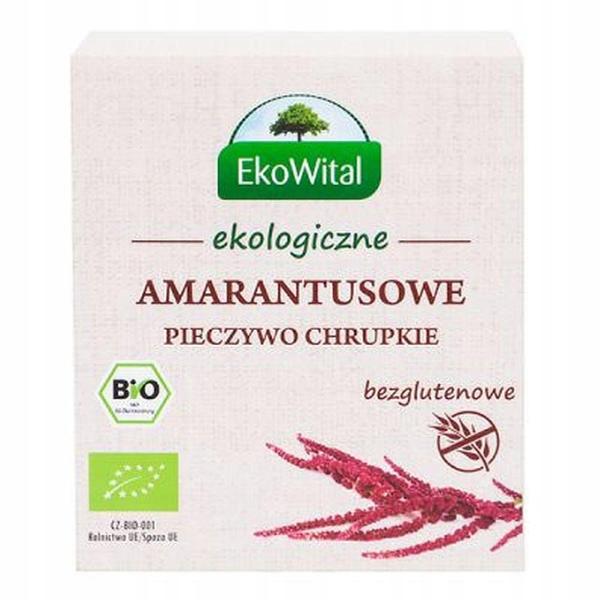Хлебец с амарантом, БЕЗ ГЛЮТЕНА, ОРГАНИЧЕСКИЙ, 100 г, Ekowital, 100 г