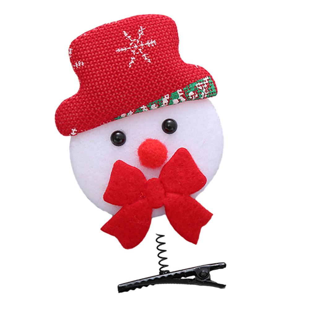 Мультфильм Рождественский Фестиваль Заколка для волос Головной убор для женщин Дети Челки Фотосъемка Покупки Путешествия Противоскользящий