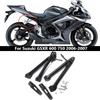 Motorcycle Rear Passenger Foot Pegs Footpegs Footrest Bracket Kits Aluminum Alloy For Suzuki GSXR 600 750 2006-2007 Left/Right