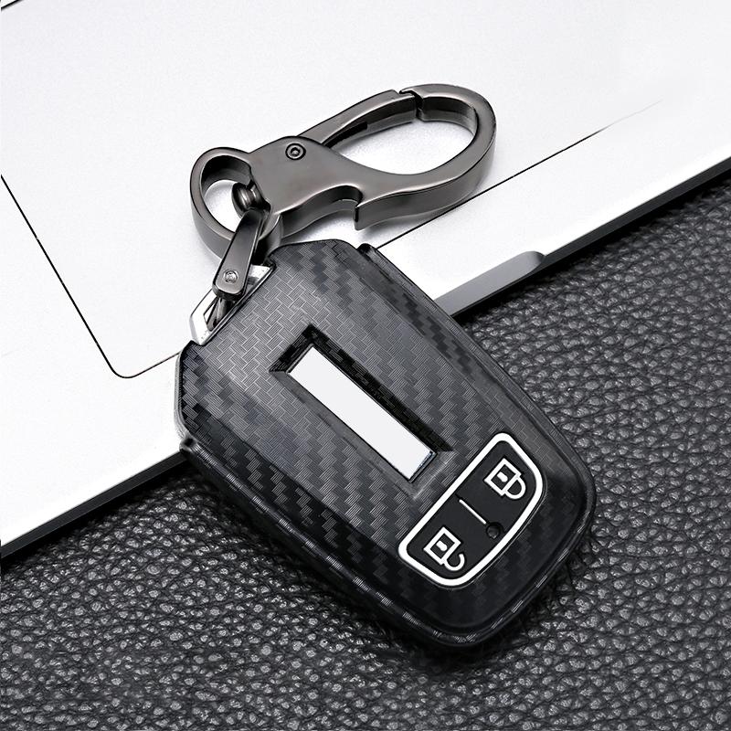 Carbon fiber Silicone Car key Cover Case For ISUZU D-MAX DMAX Truck MUX 2015 2017 2018  Smart Remote Key Protect