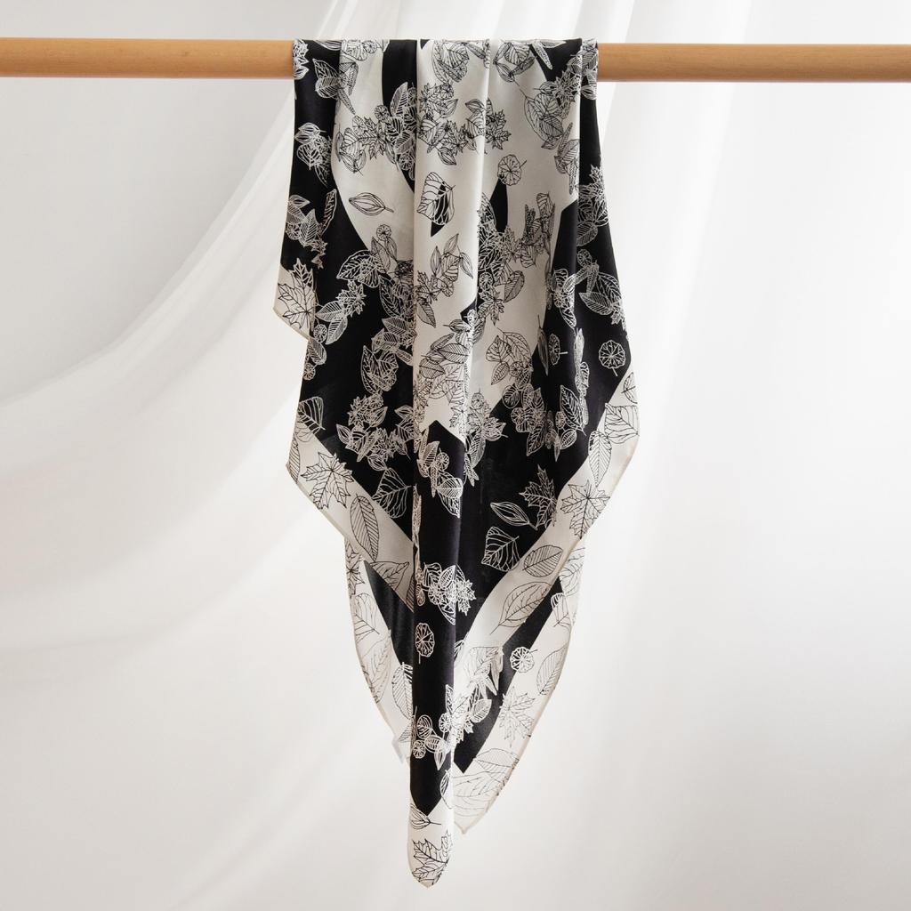 Шелковый шарф из тутового шелка для свекрови и подарок для старших Тонкий солнцезащитный женский квадратный шарф Элегантный и универсальный