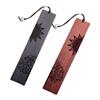 Wooden Bookmarks Unique Vintage Bookmark Handmade Wood Page Mark Engraved Book Marks with Pendant for Book Lovers Gift