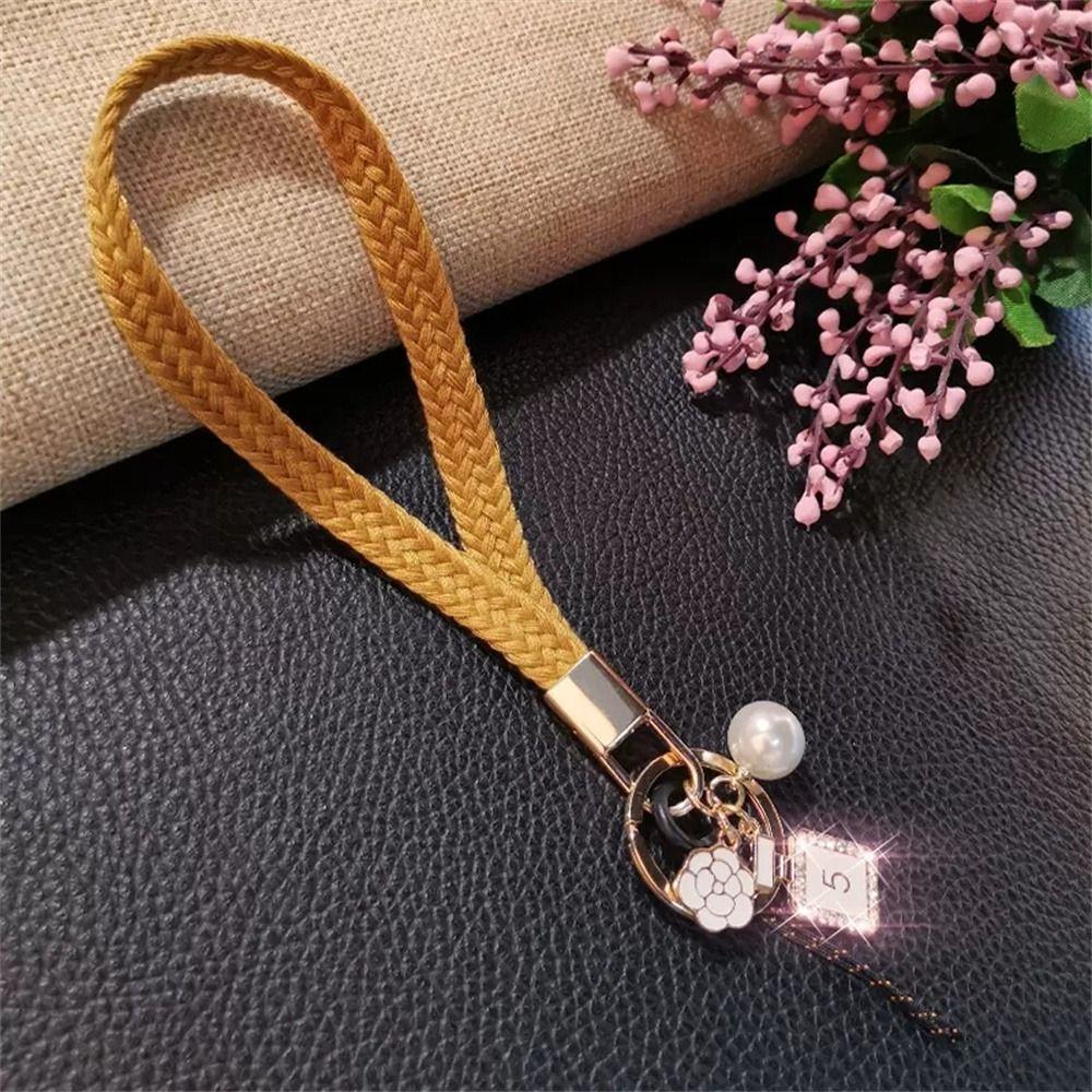 Hanging Neck Strap ID Badge Holder Phone Hang Rope Mobile Phone Lanyard Woven Strap Rope Wrist Rope