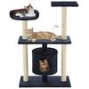 Cat Scratching Post with Sisal 95 cm Dark Blue