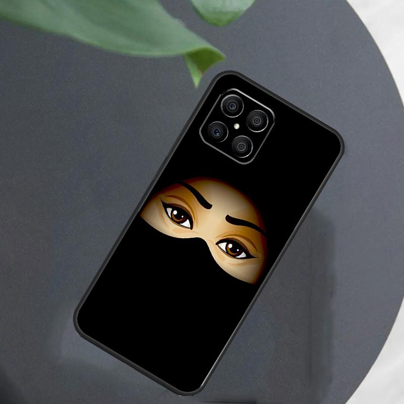 Мусульманская Исламская Арабская Девушка Хиджаб Для Honor Magic 8 7 5 6 Pro Чехол Для Honor 200 400 Lite 50 70 90 X8c X8b X9a X9b X9c X9d Win