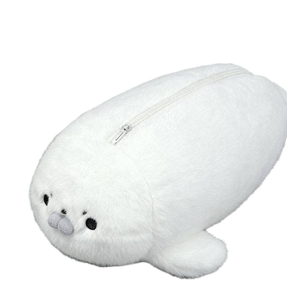 Animal Seal Doll Pen Pouch Large Capacity Stationery Storage Bag Little Seal Pencil Case  Daily Use