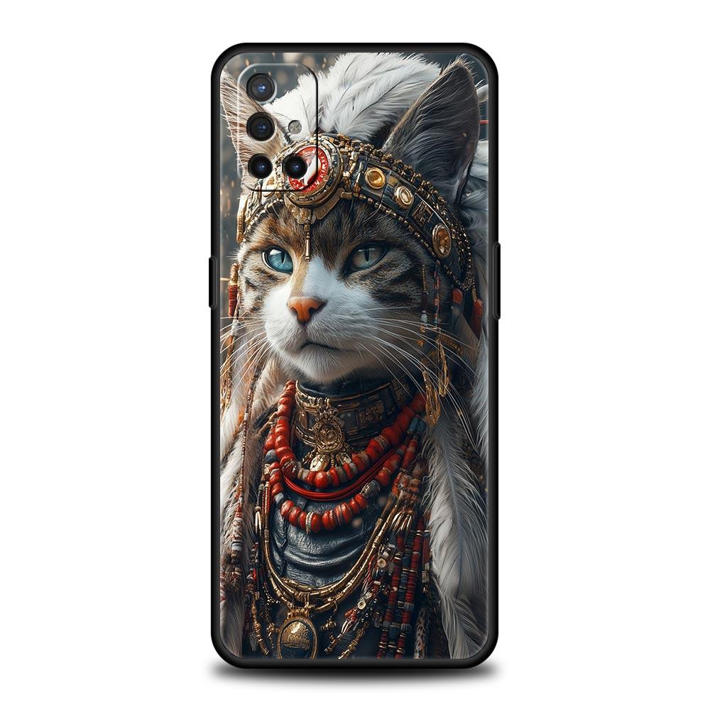 Чехол для телефона для Oneplus 13R 12R 10R 13 12 11 10T Nord N100 N10 Z N30 CE 3 2 2T Pro Lite 5G Мягкий ТПУ Чехол Животное Кот Татуировка Capas