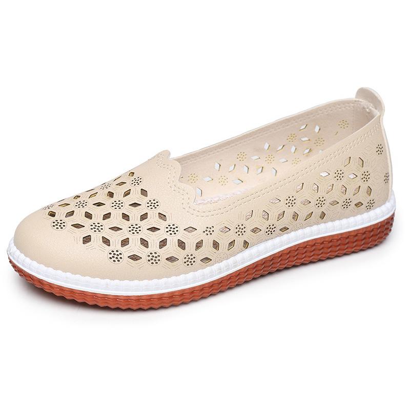 2023 летние сандалии, женская обувь на плоской подошве, дышащая повседневная обувь с сетчатой ​​подкладкой, противоскользящая обувь на мягкой подошве на плоской подошве