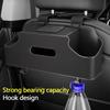 Car Headrest Storage Box Leather Tissue Box Multifunctional Car Backseat Hook Organizer Holder Car Seat Back Storage Box