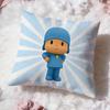 Милая мультяшная наволочка P-Pocoyo Премиум-комфорт Двусторонняя наволочка - Дизайн «Два в одном» для любой комнаты и салона автомобиля