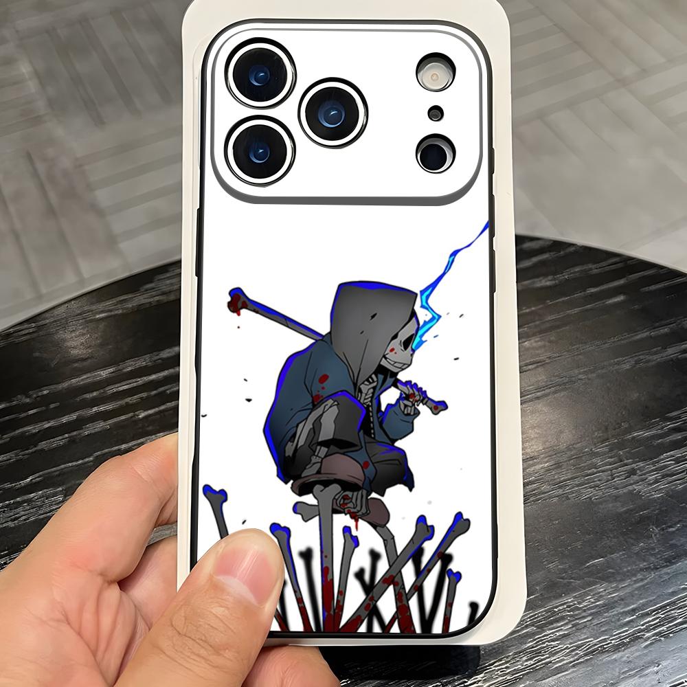Sans Undertale Phone Case For IPhone 17 Pro Max 16 15 14 Pro Max 13 11 X Xs Xr 8 7Plus Silicone Cover