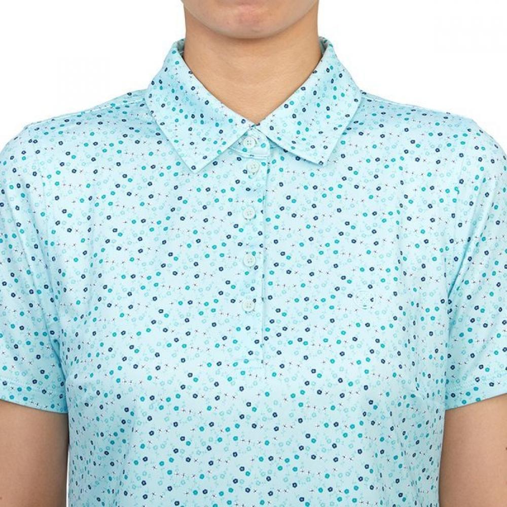 Zipore Golfwear Женская футболка с воротником и коротким рукавом Glp000015 Dbrk